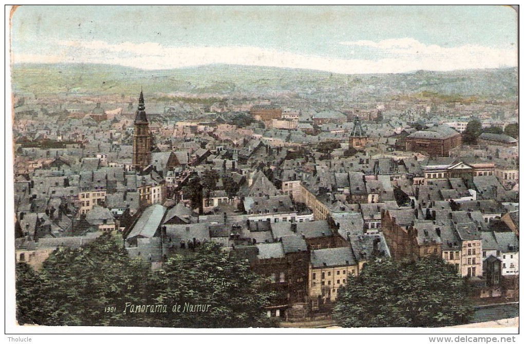 Namur -Panorama-1908- Edit. Aqua Photo, Paris-Colorisée - Namur