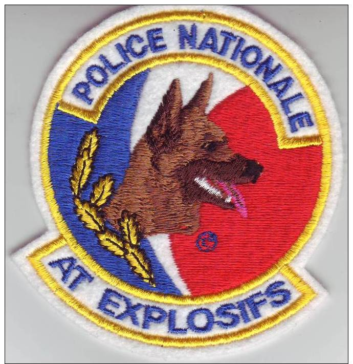 Ecusson Police Nationale   AT  EXPLOSIFS - Police & Gendarmerie