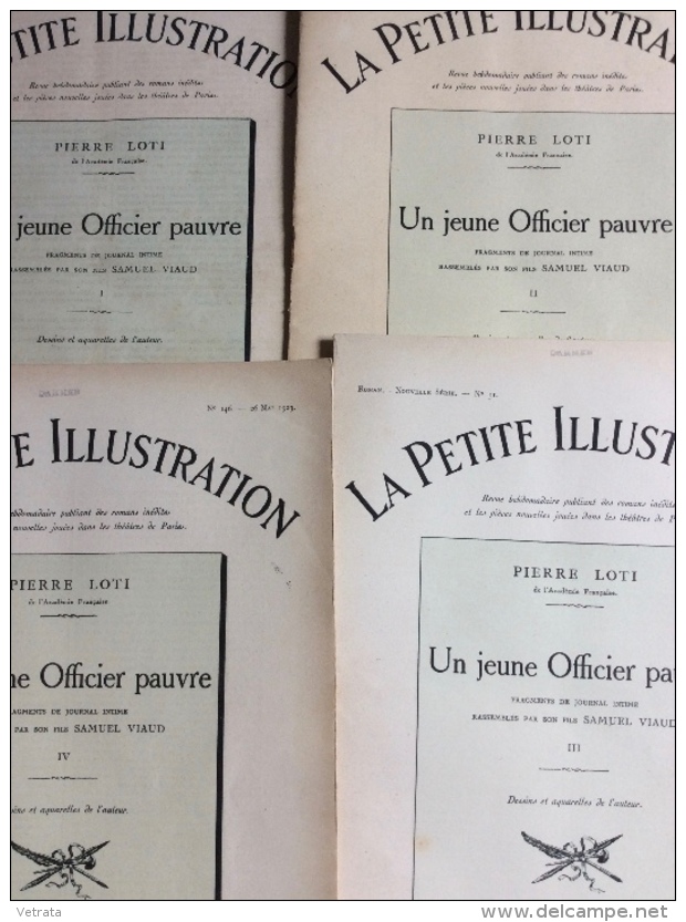 La Petite Illustration Théâtrale N°49 à 52 : Un Jeune Officier Pauvre Par Pierre Loti (4 Fascicules) - Autres & Non Classés