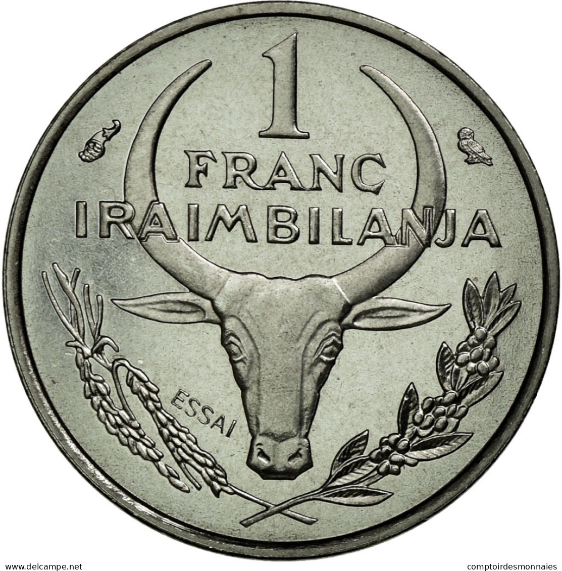 Monnaie, Madagascar, Franc, 1965, Paris, FDC, Stainless Steel - Madagaskar