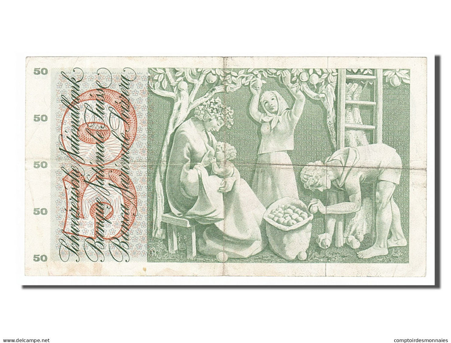 Billet, Suisse, 50 Franken, 1973, 1973-03-07, TTB - Switzerland