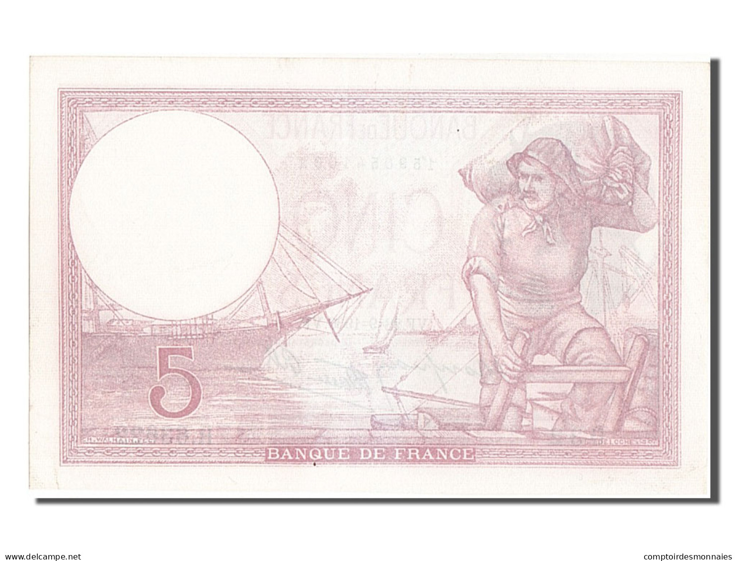 Billet, France, 5 Francs, 5 F 1917-1940 ''Violet'', 1939, 1939-09-28, NEUF - 5 F 1917-1940 ''Violet''