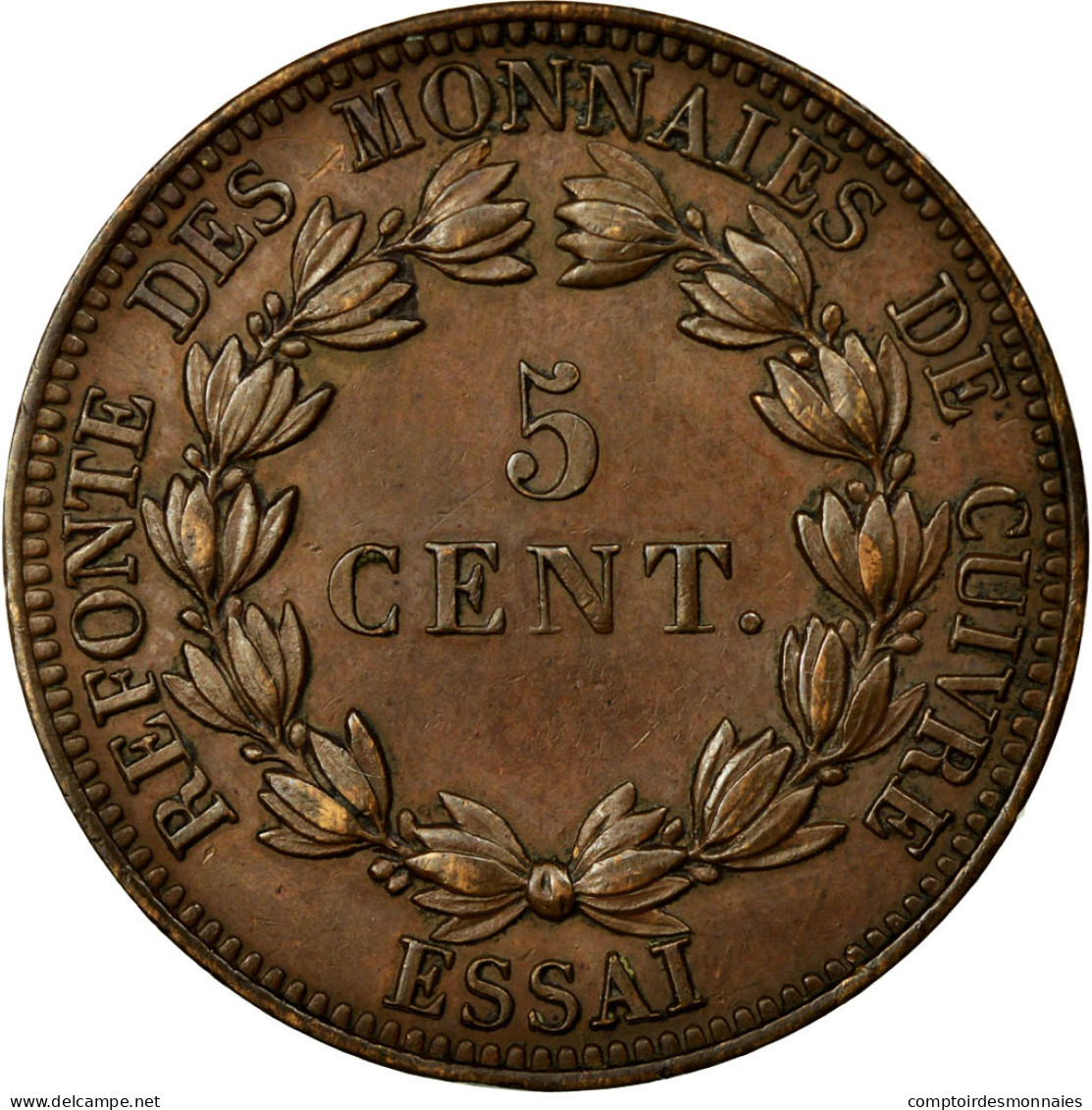 Monnaie, France, 5 Centimes, 1840, SUP, Cuivre, Gadoury:145 - Pruebas