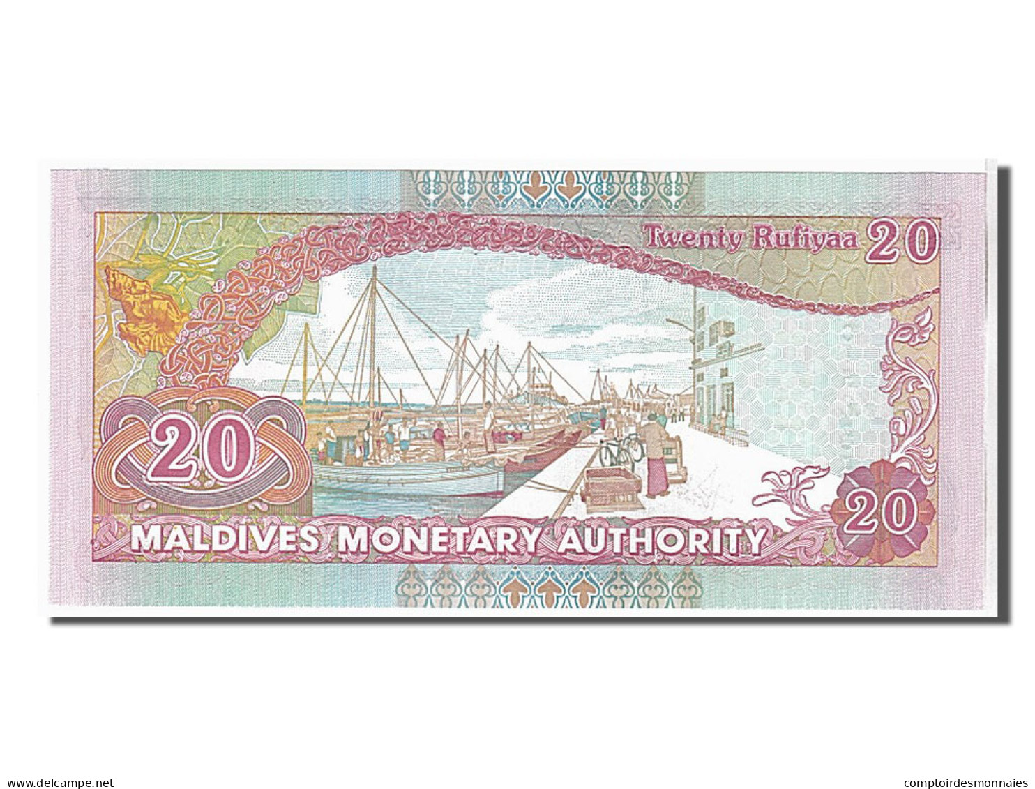 Billet, Maldives, 20 Rufiyaa, 2000, KM:20a, NEUF - Maldives
