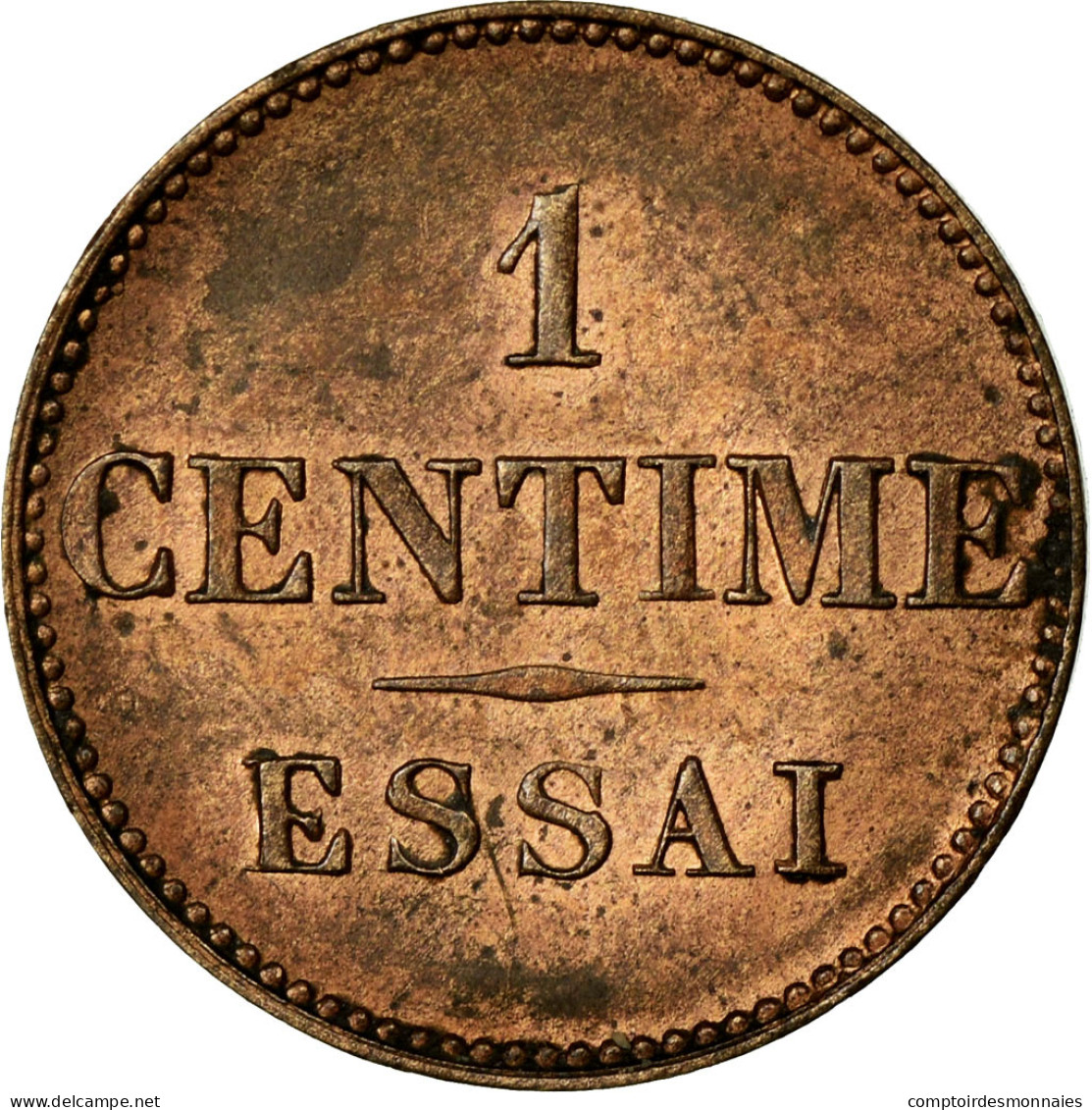 Monnaie, France, 1 Centime, SUP, Bronze, Gadoury:80 - Pruebas