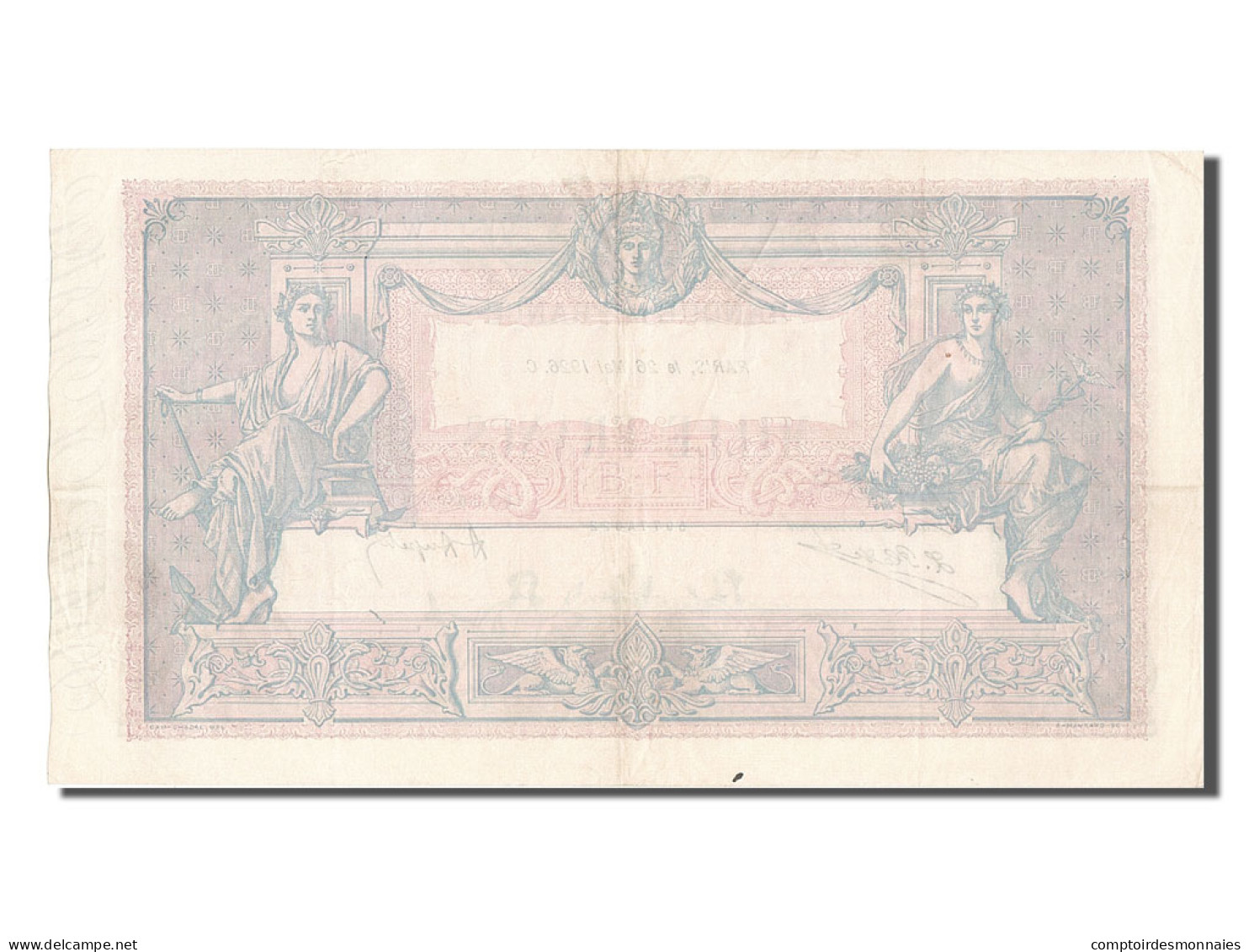 Billet, France, 1000 Francs, 1 000 F 1889-1926 ''Bleu Et Rose'', 1926 - 1 000 F 1889-1926 ''Bleu Et Rose''