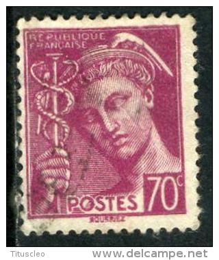 FRANCE 416°  0,70f  Lilas-rose Type Mercure (10% De La Cote + 0,15€) - 1938-42 Mercure