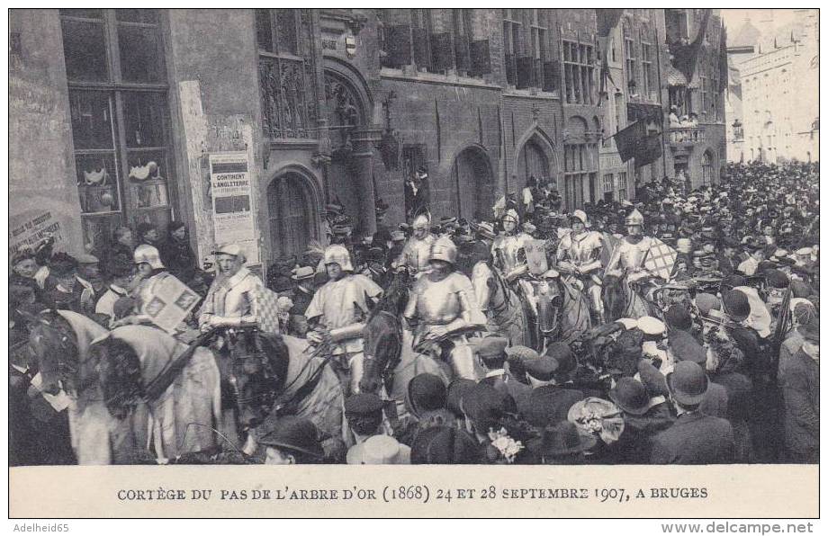 AZE27/  Ed. J.D.C., 1907 Zeer Mooi/ Beau Lot X 14 Brugge Bruges Processie Cortége Pas De L´arbre D´Or - Brugge