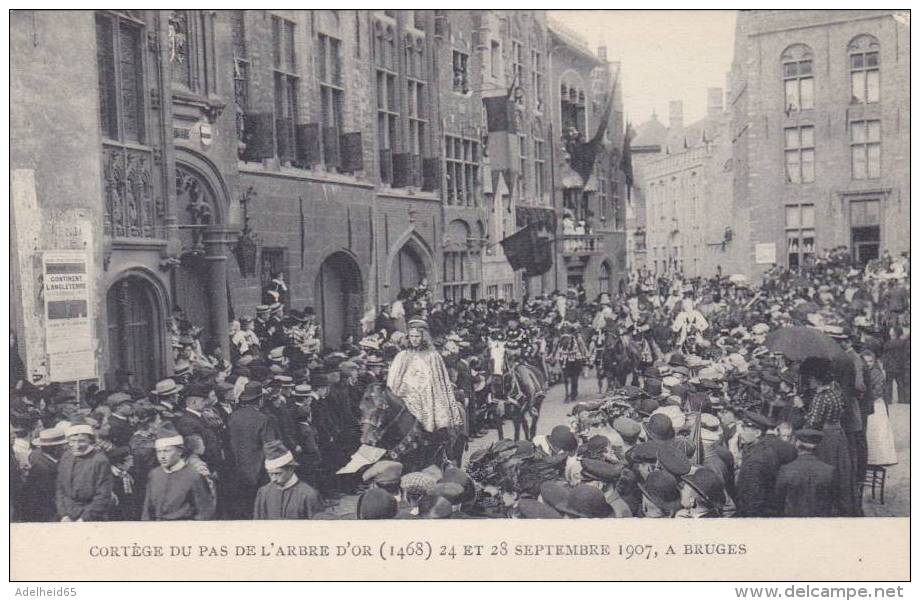 AZE27/  Ed. J.D.C., 1907 Zeer Mooi/ Beau Lot X 14 Brugge Bruges Processie Cortége Pas De L´arbre D´Or - Brugge