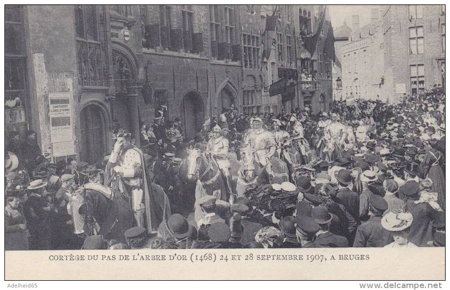 AZE27/  ed. J.D.C., 1907 Zeer mooi/ beau lot x 14 Brugge Bruges Processie Cortége Pas de L´arbre d´Or