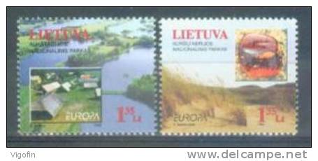 LT 1999-693-4 EUROPA CEPT, LITHUANIA, 2v, MNH - 1999