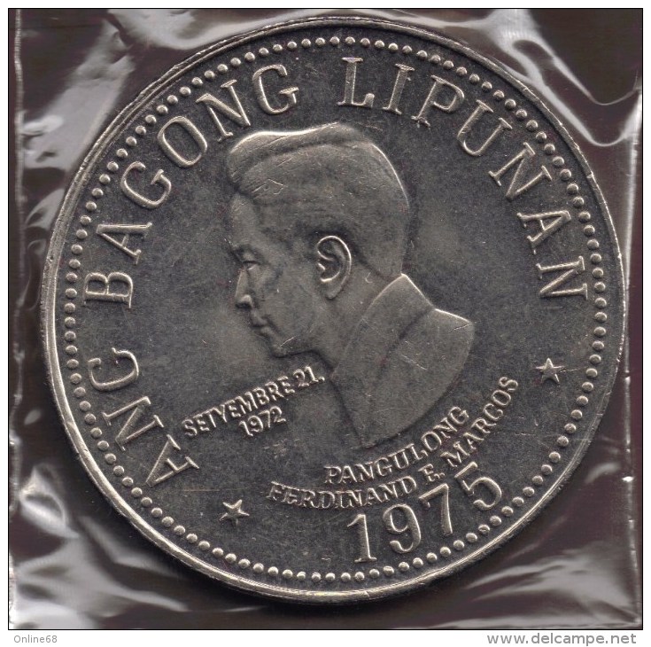 PILIPINAS 5 PISO 1975 KM# 210.1 F.E MARCOS - Philippinen