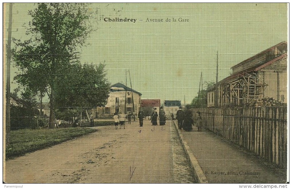 CHALINDREY.  Avenue De La Gare - Chalindrey