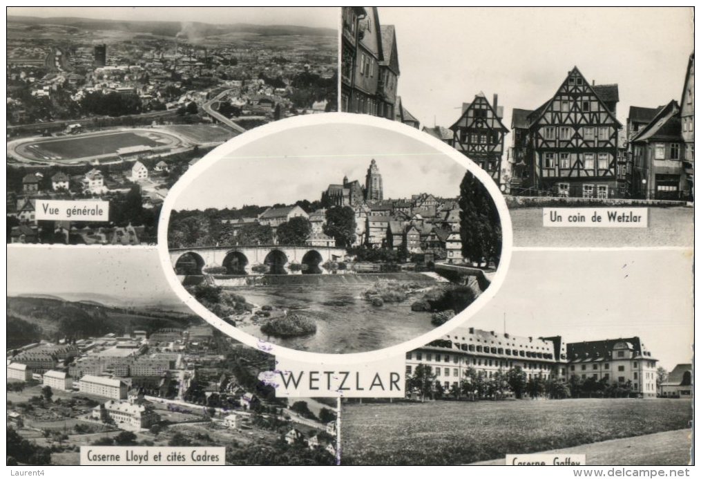 (DD222) Very Old Postcard - Carte Ancienne - Germant - Wetzlar (extra Postmark At Back) - Wetzlar