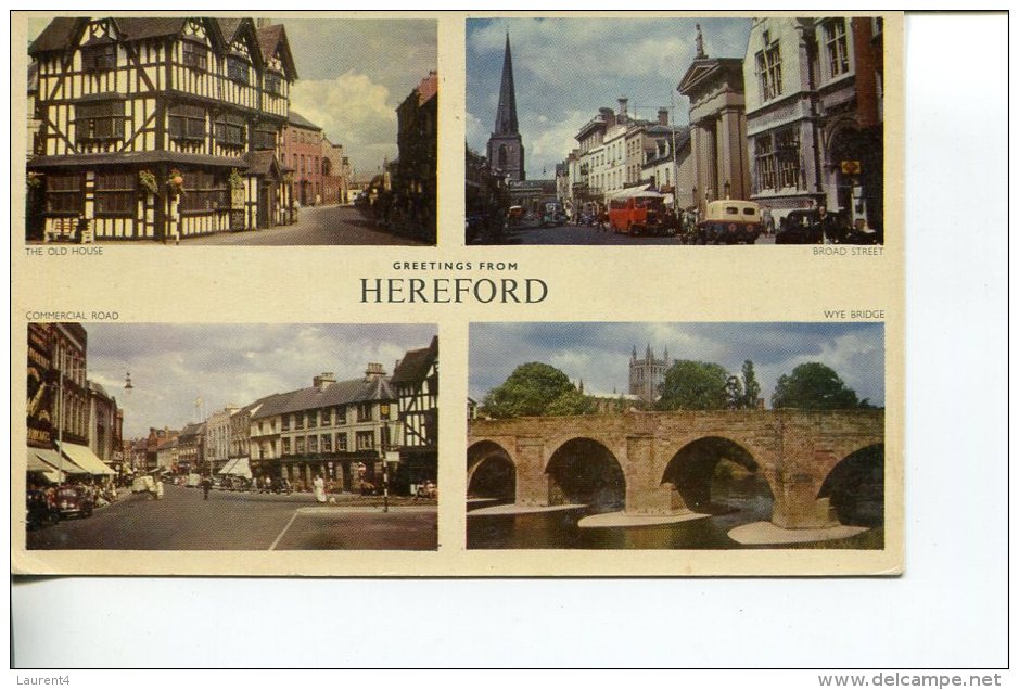 (DD222) Very Old Postcard - Carte Ancienne - UK - Hereford - Herefordshire