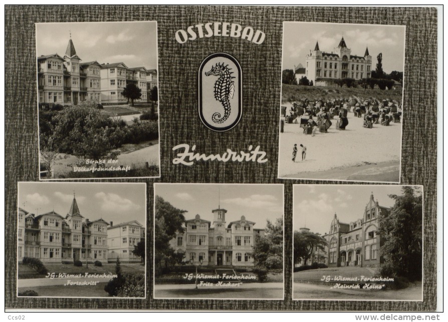 Ostseebad Zinnowitz 3 Cartes Postales - Zinnowitz