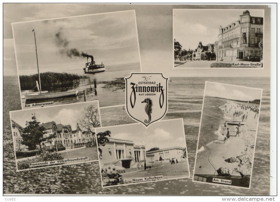 Ostseebad Zinnowitz 3 Cartes Postales - Zinnowitz