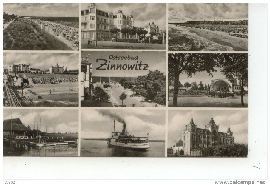 Ostseebad Zinnowitz 2 Cartes Postales - Zinnowitz