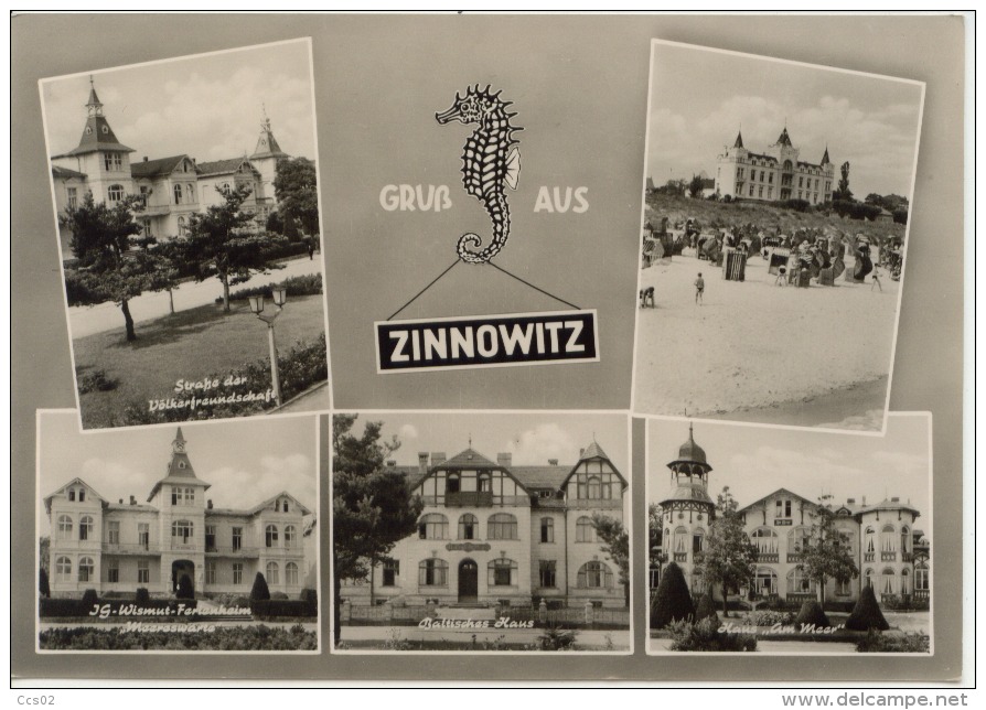 Gruss Aus Zinnovitz 2 Cartes Postales - Zinnowitz