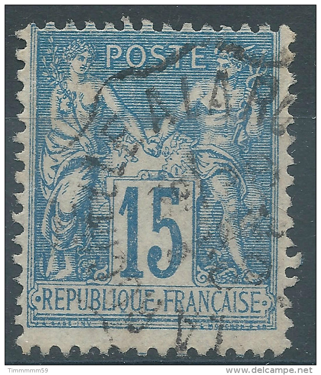 Lot N°24335   N°101, Oblit Cachet à Date Des Ambulant à Déchiffrer - 1876-1898 Sage (Type II)