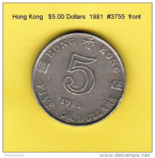 HONG KONG    $5.00 DOLLARS  1981  (KM # 46) - Hong Kong