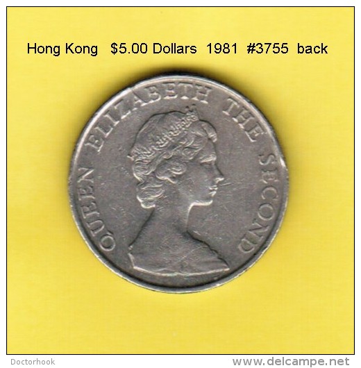 HONG KONG    $5.00 DOLLARS  1981  (KM # 46) - Hong Kong