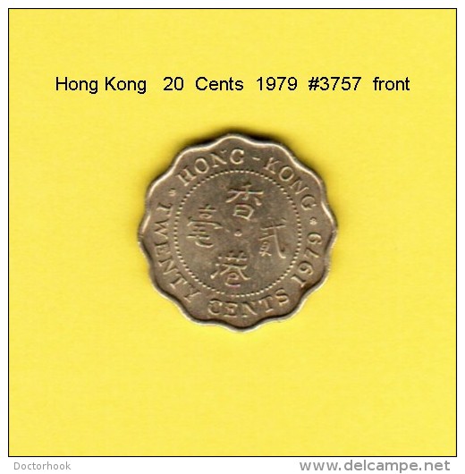 HONG KONG    20  CENTS  1979  (KM # 36) - Hong Kong
