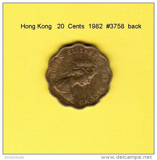 HONG KONG    20  CENTS  1982  (KM # 36) - Hong Kong