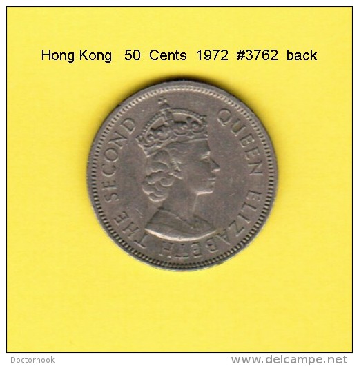 HONG KONG    50  CENTS  1972  (KM # 34) - Hong Kong