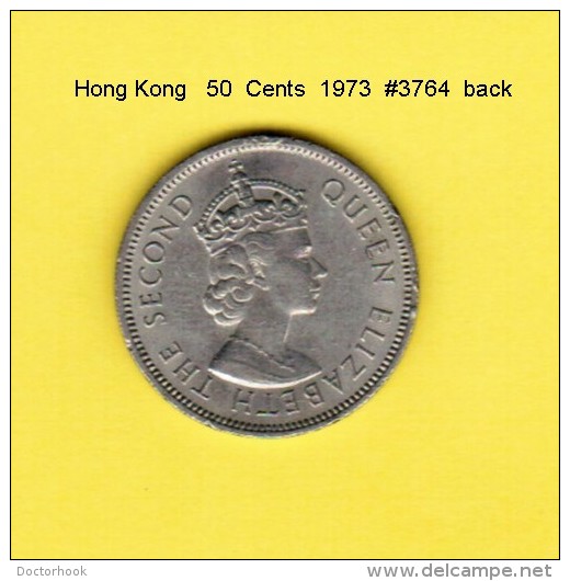 HONG KONG    50  CENTS  1973  (KM # 34) - Hong Kong