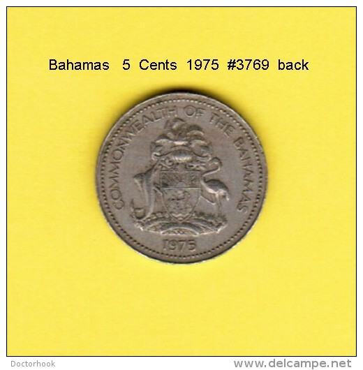 BAHAMAS    5  CENTS  1975  (KM # 60) - Bahamas