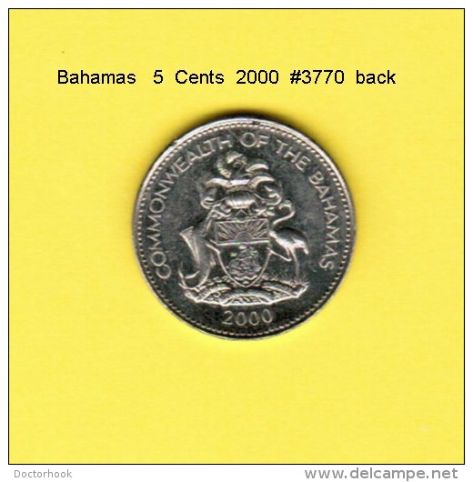 BAHAMAS    5  CENTS  2000  (KM # 60) - Bahama's