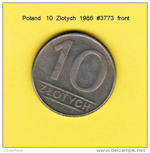 POLAND    10  ZLOTY  1986  (Y # 152.1) - Poland