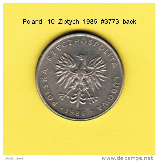 POLAND    10  ZLOTY  1986  (Y # 152.1) - Poland