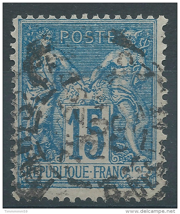 Lot N°24352   N°90, Oblit Cachet à Date De PARIS à Déchiffrer - 1876-1898 Sage (Type II)