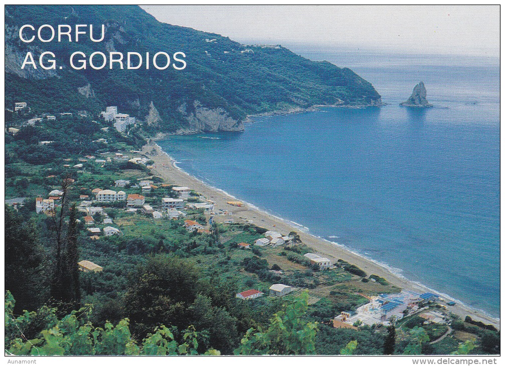 Grecia--Corfu--1991--AG.Gordios.---Fechador--Manchester-a, Bracknell-Berks - Grecia