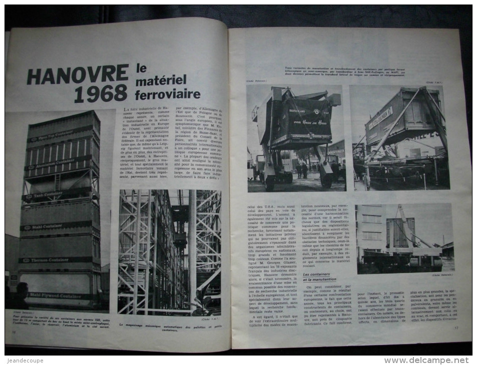 - La Vie Du Rail - N° 1149 - Juillet 1968 - Trains, Locomotives - Aspect Du Rail Aux USA - Matériel Ferroviaire, Hanovre - Trains