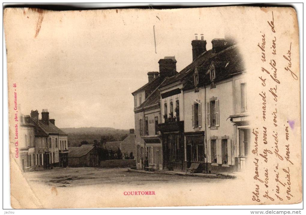 COURTOMER ,RUE,PETITE PLACE ??     REF 36136 - Courtomer