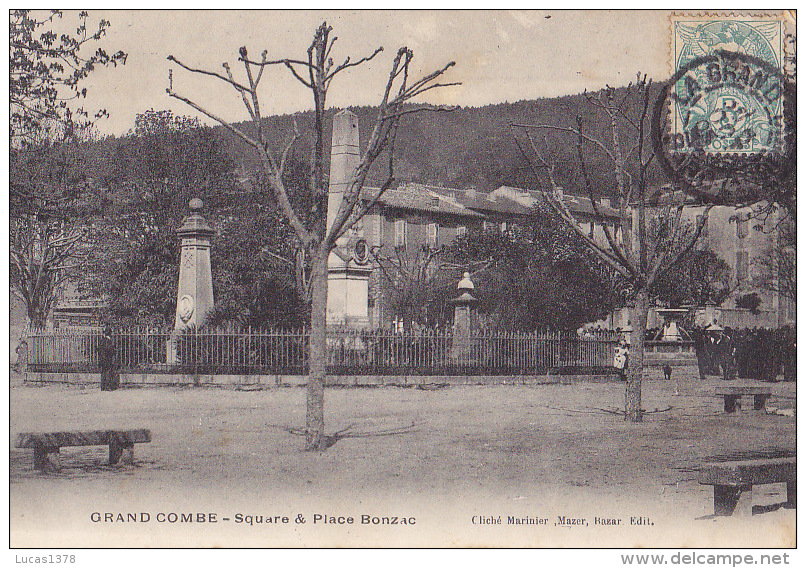 30 / GRAND COMBE / SQUARE ET PLACE BONZAC - Autres & Non Classés