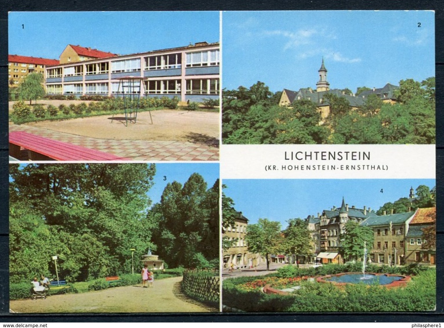 (0868) Lichtenstein/ Mehrbildkarte - N. Gel. - DDR - Bild Und Heimat  A1/673/80    01 14 0170 - Lichtenstein