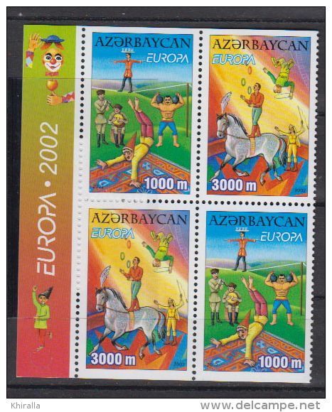 AZERBAIDJAN     2002     EUROPA              N°   431a/ 432b      COTE      20 € 00              ( M 174 ) - Azerbaïdjan