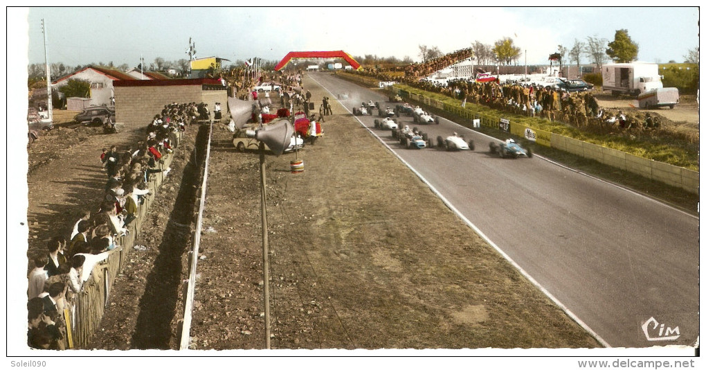 CP  THEME  AUTOMOBILE  58  Circuit  De  MAGNY - COURS   Cc 3   Vu  D'avion   ( Rare ) - Grand Prix / F1