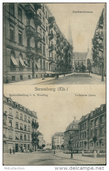 67 STRASBOURG / Gerhartsrasse, Technische Schule / FELDPOSTKARTE - Strasbourg