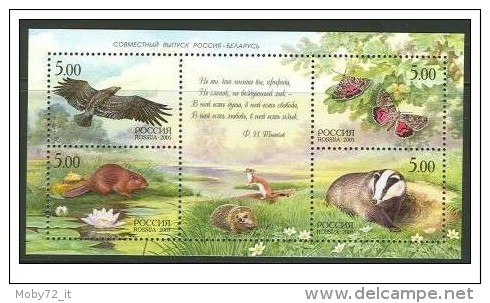 Russia - 2005 - Usato/used - Animali - Mi Block 79 - Used Stamps