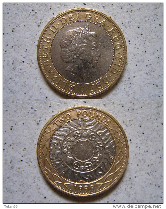 Großbritannien 2 Pounds 1999 Elizabeth II                        (Z144) - 2 Pounds