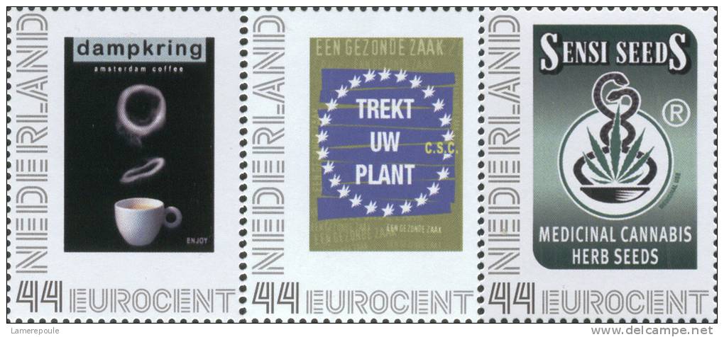 Netherlands 2009 Hemp Series - Le Chanvre - Canapa - Hanf 10 stamps