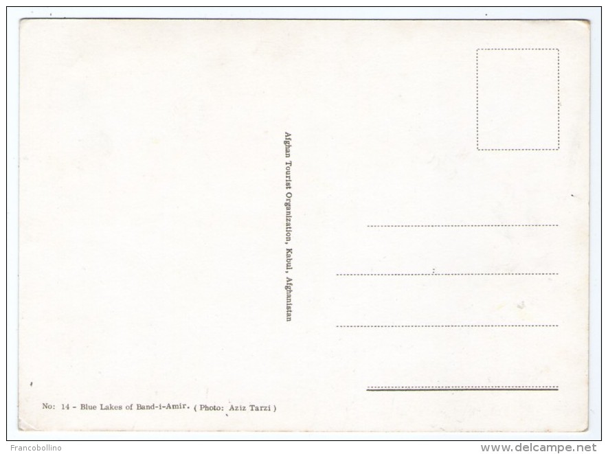 AFGHANISTAN - BLUE LAKE OF BAND-I-AMIR - Afghanistan