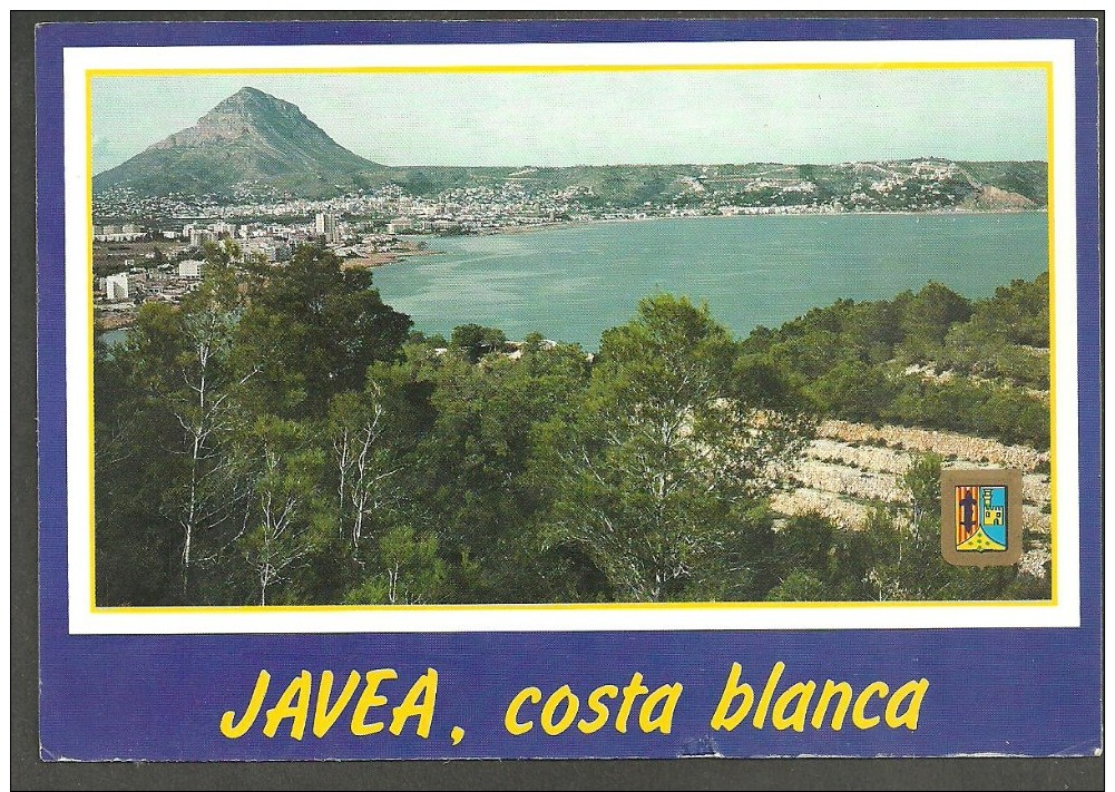 JAVEA   (ALICANTE)   VISTA GENERAL. PLAYA DEL ARENAL - S. CASANOVAS  Nº 97 - CIRCULADA - Alicante