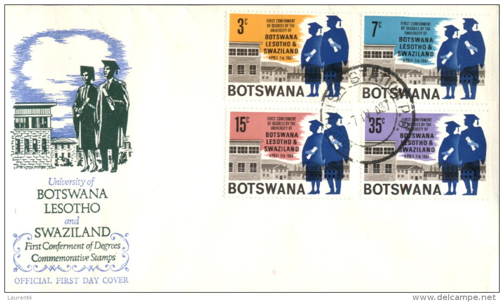 (616) FDC Cover - Botswana 1967 - Botswana (1966-...)