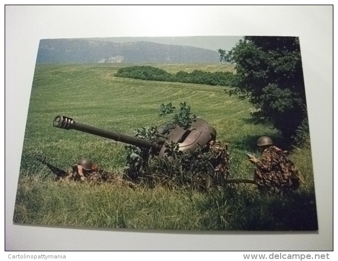 Esercito Militari Soldati Canon Antichar 9 Cm. 57 - Manovre